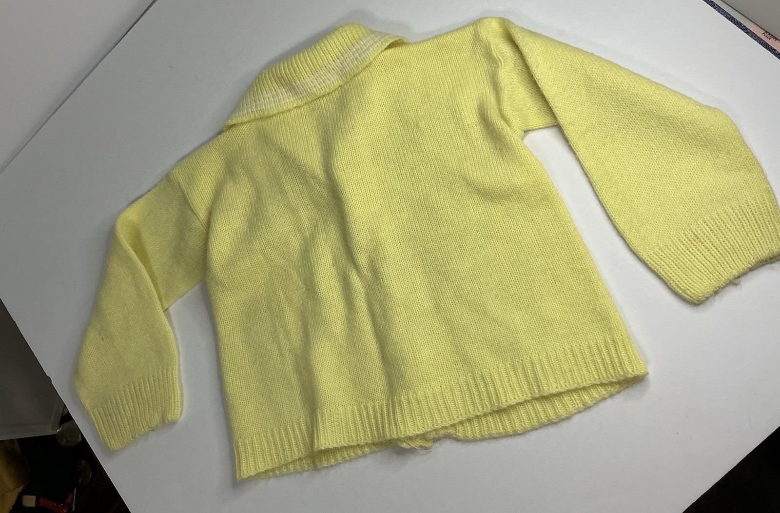 Vintage 1950s Santone romper, sailboat knit, and classic cardigans