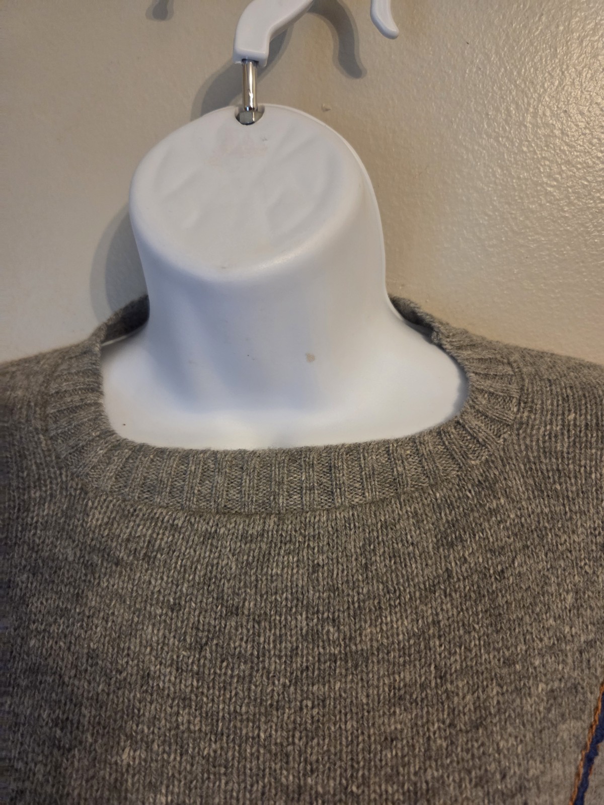 Vintage 80s Scotch Nap Old Colony Front Nine Back Nine Gray Sweater