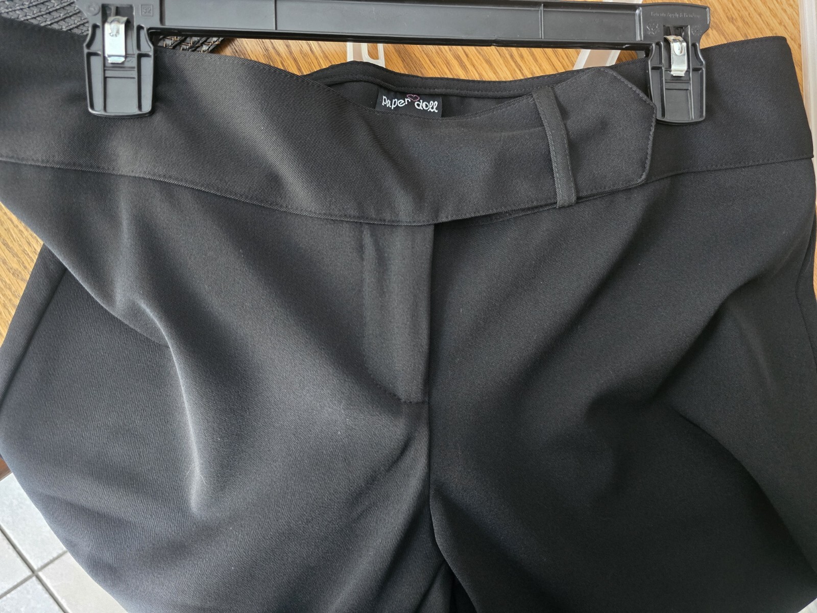 Paper Doll Black Womens Dress Pants Size 11 USA Made
