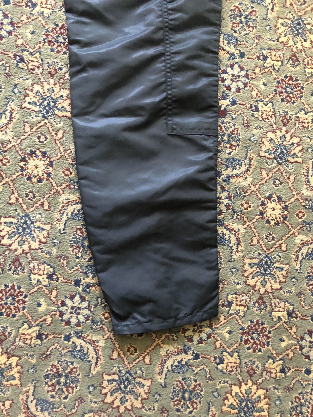 Iconic 80’s Black Parachute Pants Cargo, 6 Pockets