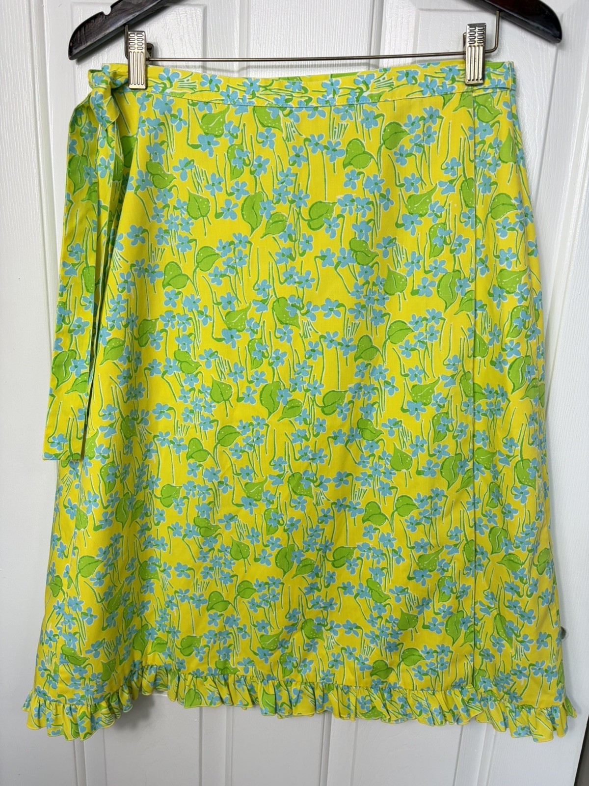 VTG Rare 70s Lilly Pulitzer Women’s Small Wrap Around Skirt Size 4