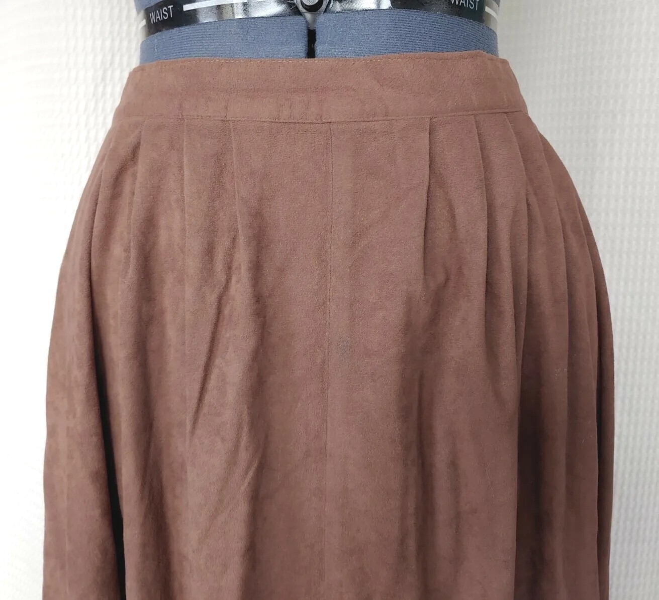 Vintage Pants Plus Brown Suede-like Skirt Size 11/12