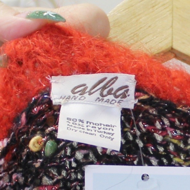 Vintage 80s Mohair Blend Sweater from Alba Handmade