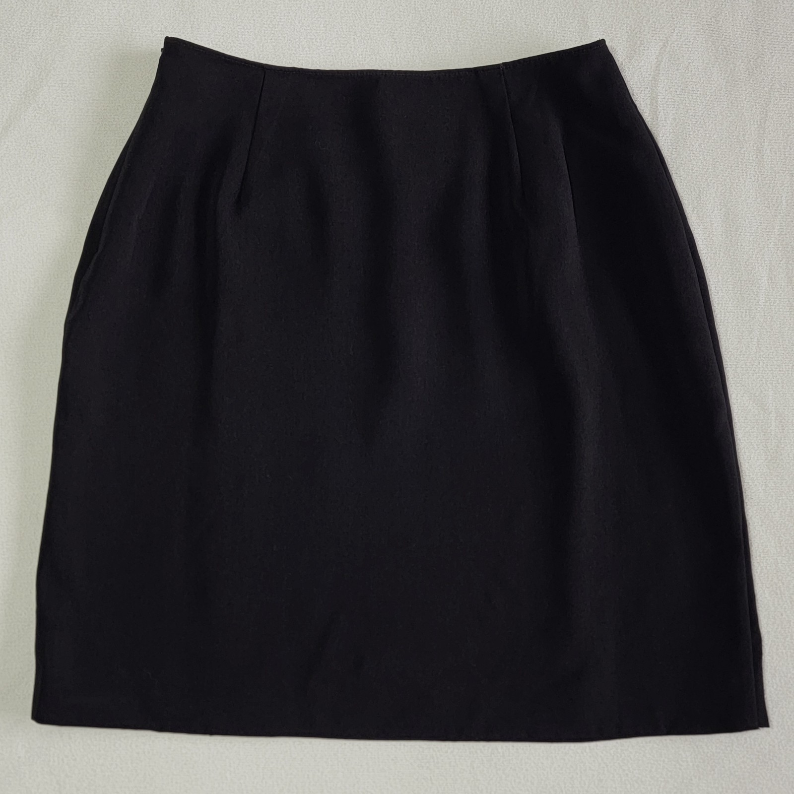 Vintage Geoffrey Beene Black Pencil Skirt Size 4 Minimalist 90s Career Office