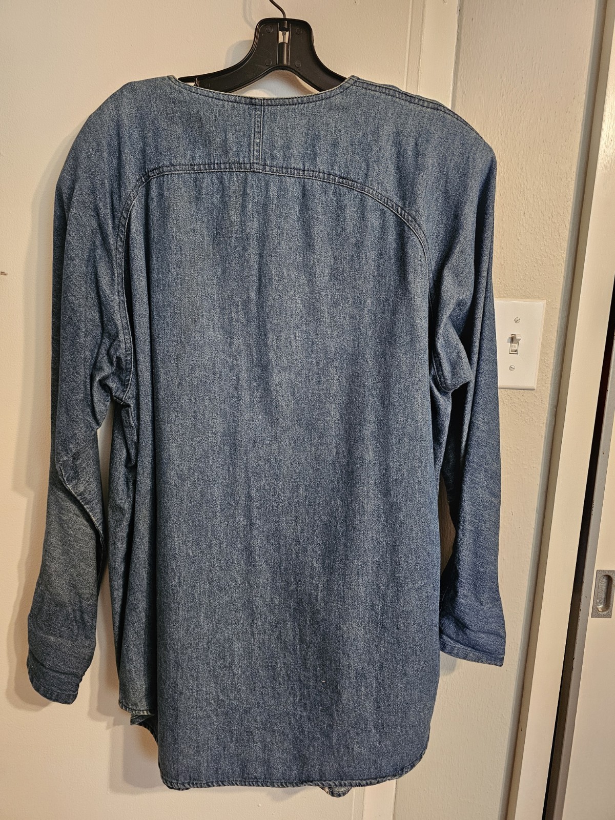 Sunbelt Vintage 90s Denim Zip Tunic Size L