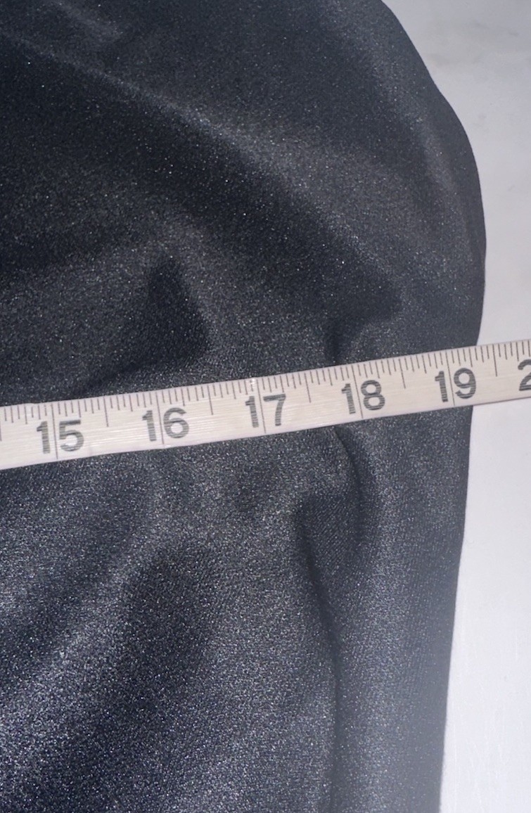 VTG Jackie O Dress Size 13 60s Black Semi Sheer Pool Cover Made USA Pleated
