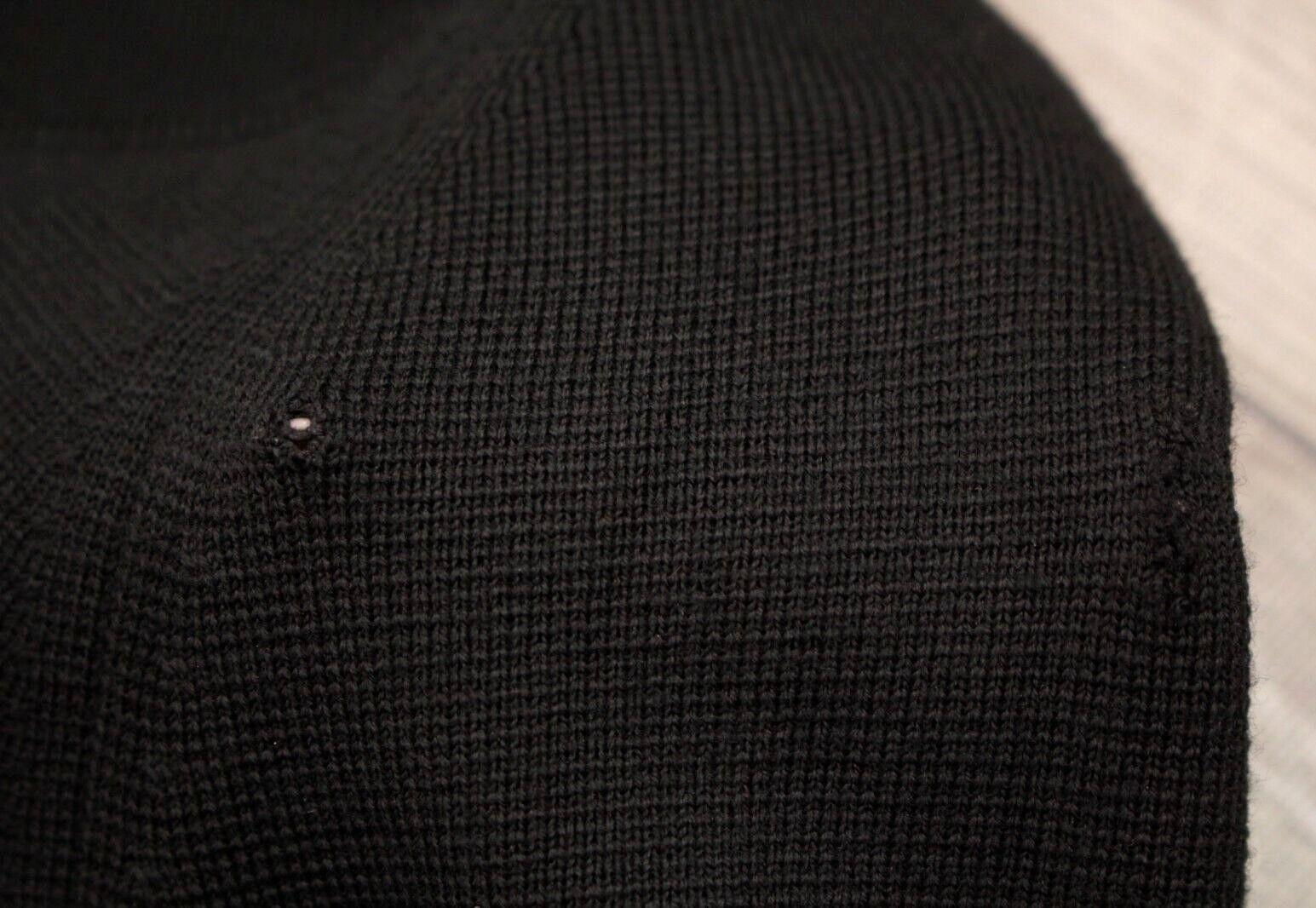 VTG Women’s 60s 2 PC Black Knit Beaded Dress Suit M/L 1960s Jacket & Skirt Set