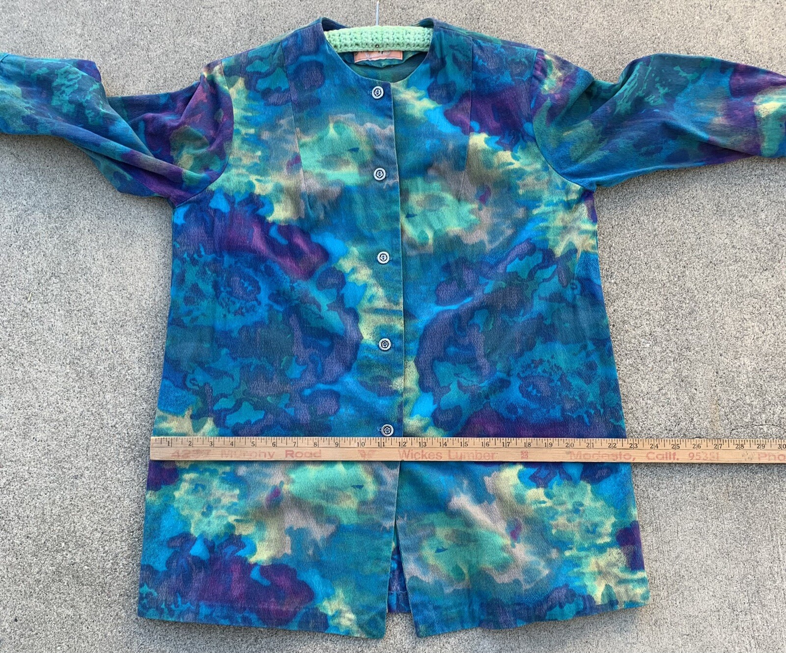 Vintage Nani of Hawaii Playsuit Swimsuit Cover Up Jacket Hawaiian Tiki Aloha