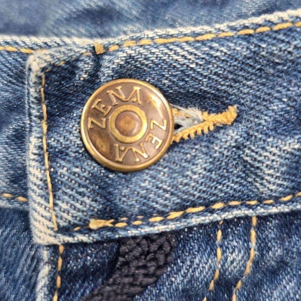 Vintage Zena High Waisted Mom Jeans Blue Tapered Leg Made in USA Womens Size 5