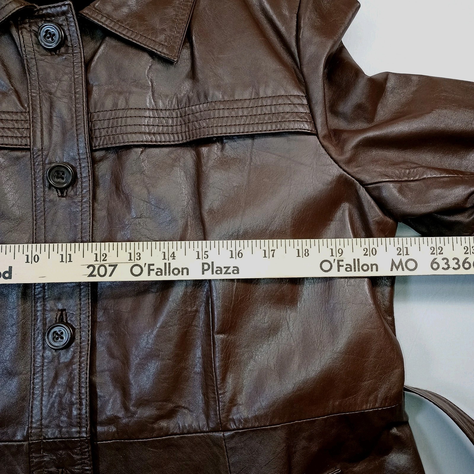Montgomery Ward The Tannery VTG Women’s 100% Genuine Leather Jacket Size 18 1/2