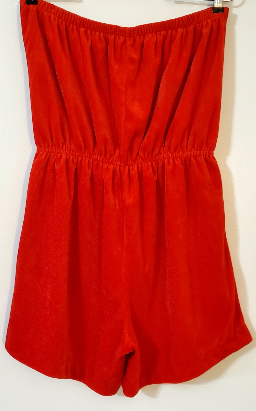 Authentic Vintage Red Terry Halter Shorts Romper sz XXL (see measurements)!