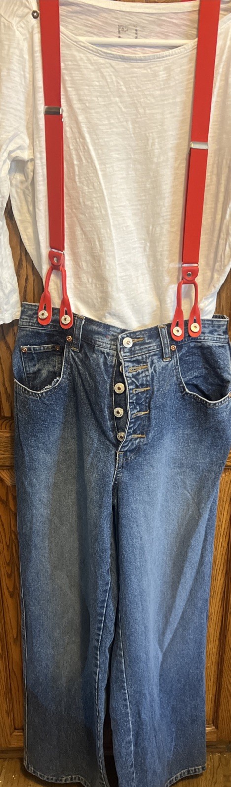 RARE Vintage Y2K Hip Hop Breaker Button Fly Jeans Flare Leg U.S. Size 9