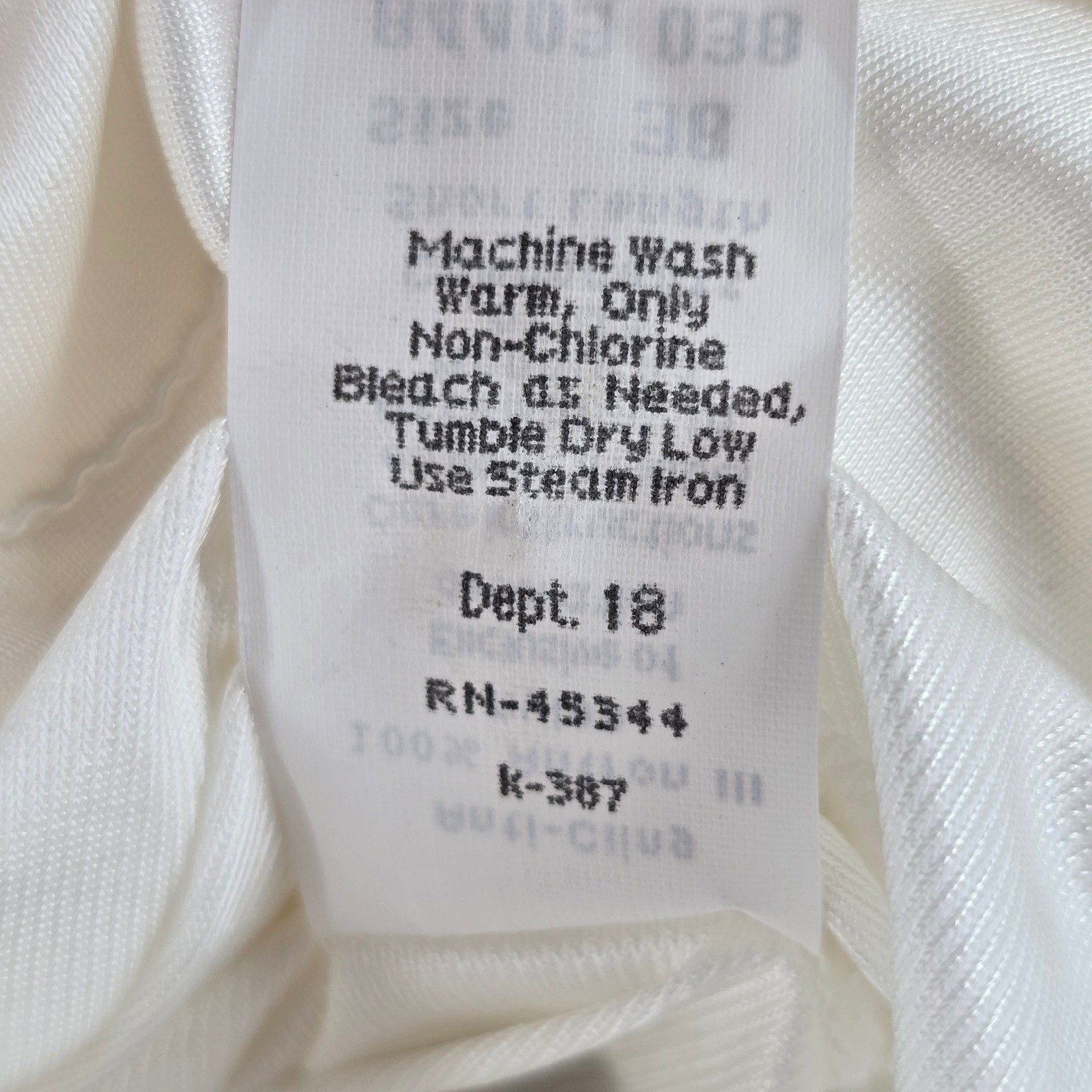 Sears Full Slip Womens 38 Short Shadow Panel White Anti-Cling Antron III Nylon