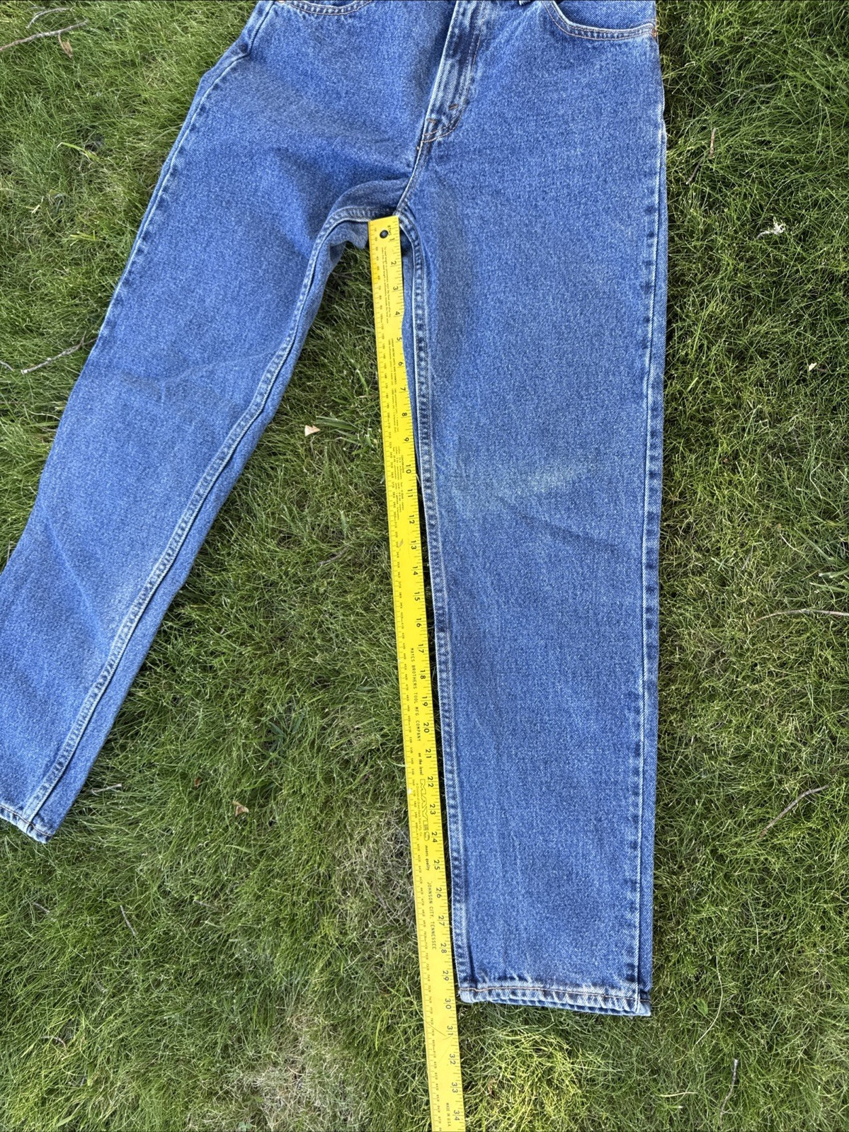 Vintage 1997 Levi’s 960 Orange Tab Loose Fit Straight Leg Jeans Size 5 JR M Blue