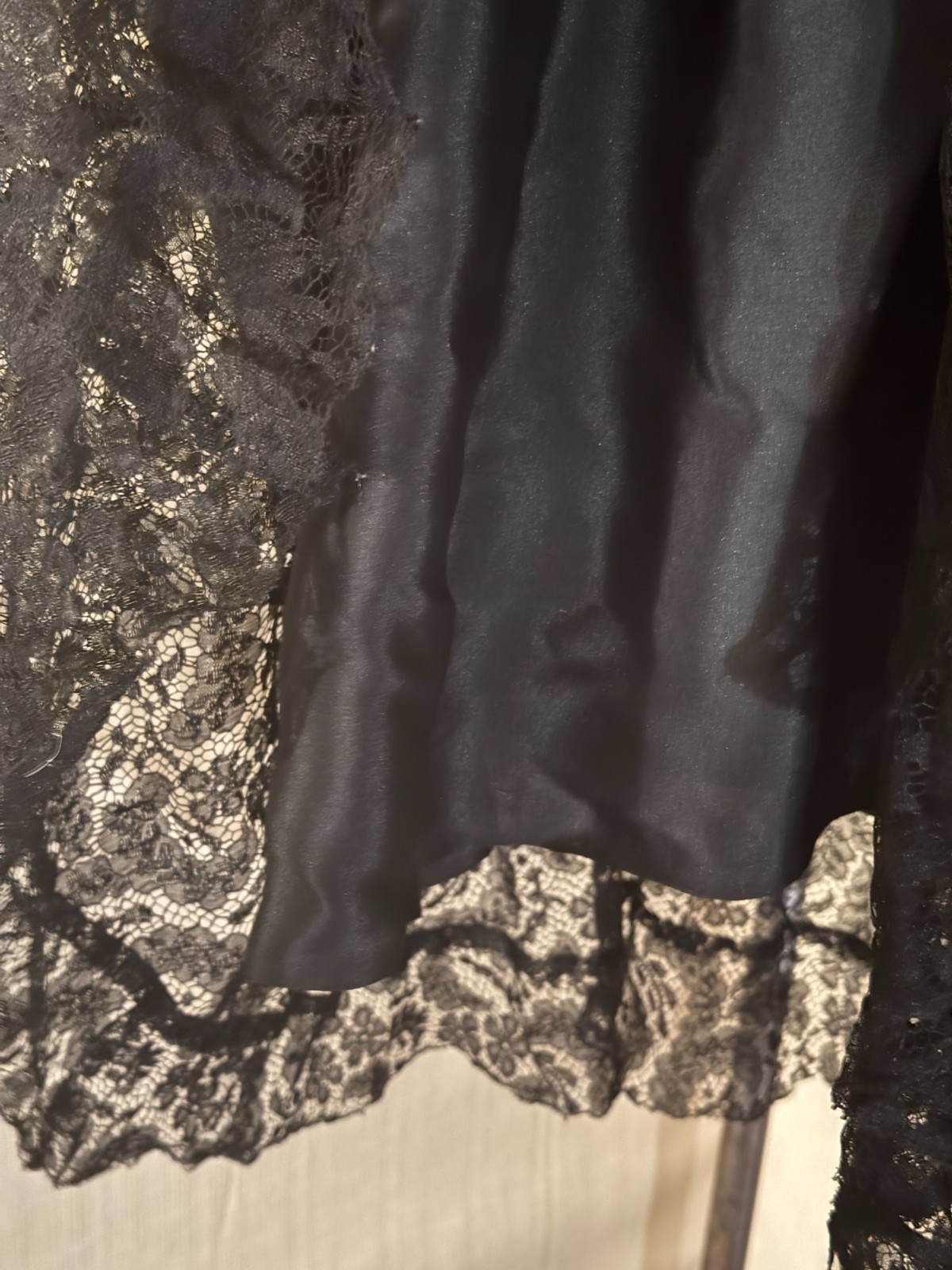 Vtg 1930s HOLLYWOOD DECO DRESS, 2 pc, ELABORATE ALENCON LACE w/ ILLUSION BODICE
