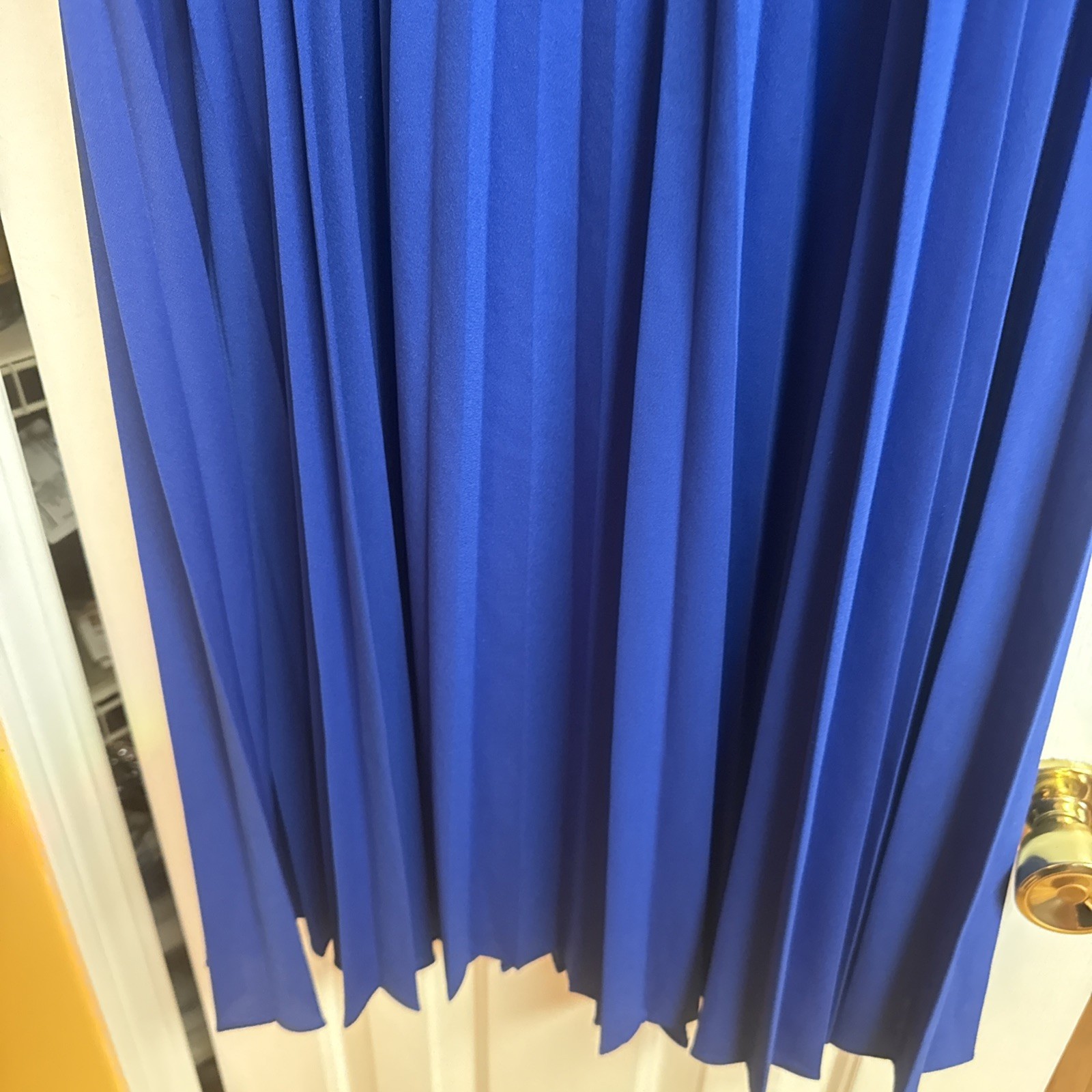 Vtg Lot 2-MCS LTD New York Blue & Pink Dress Pleated Dressy Cocktail Party Uniqu