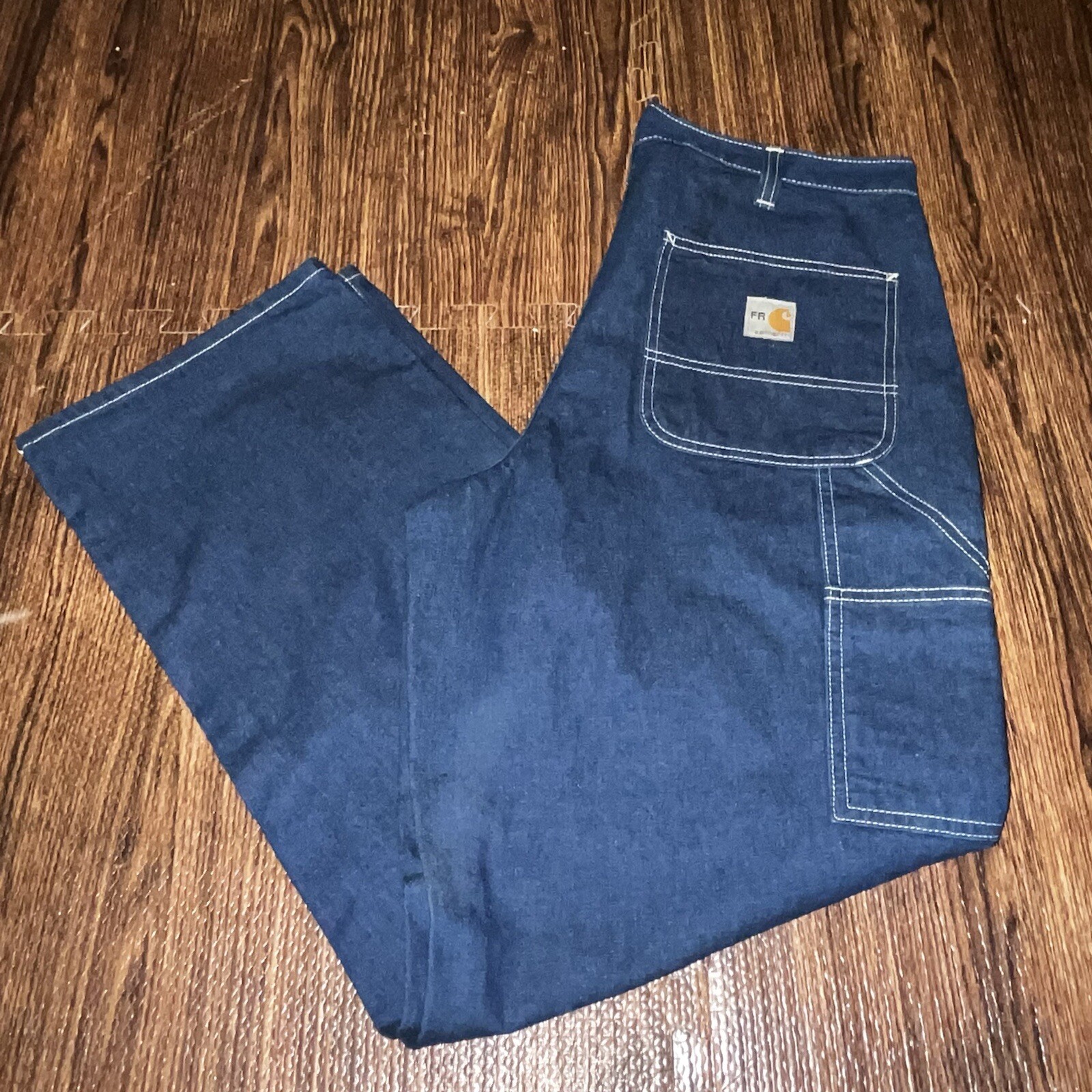 Vintage distressed carhartt FR jeans size 34×32