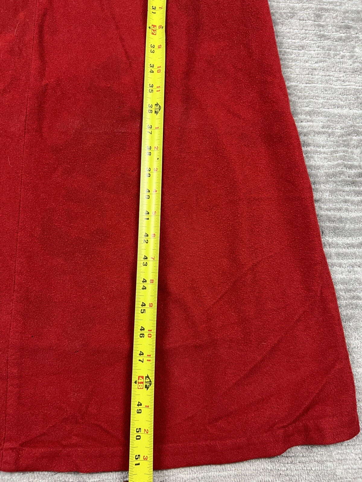 Vintage Plaza 9 Robe Womens Red Loungewear Longsleeve