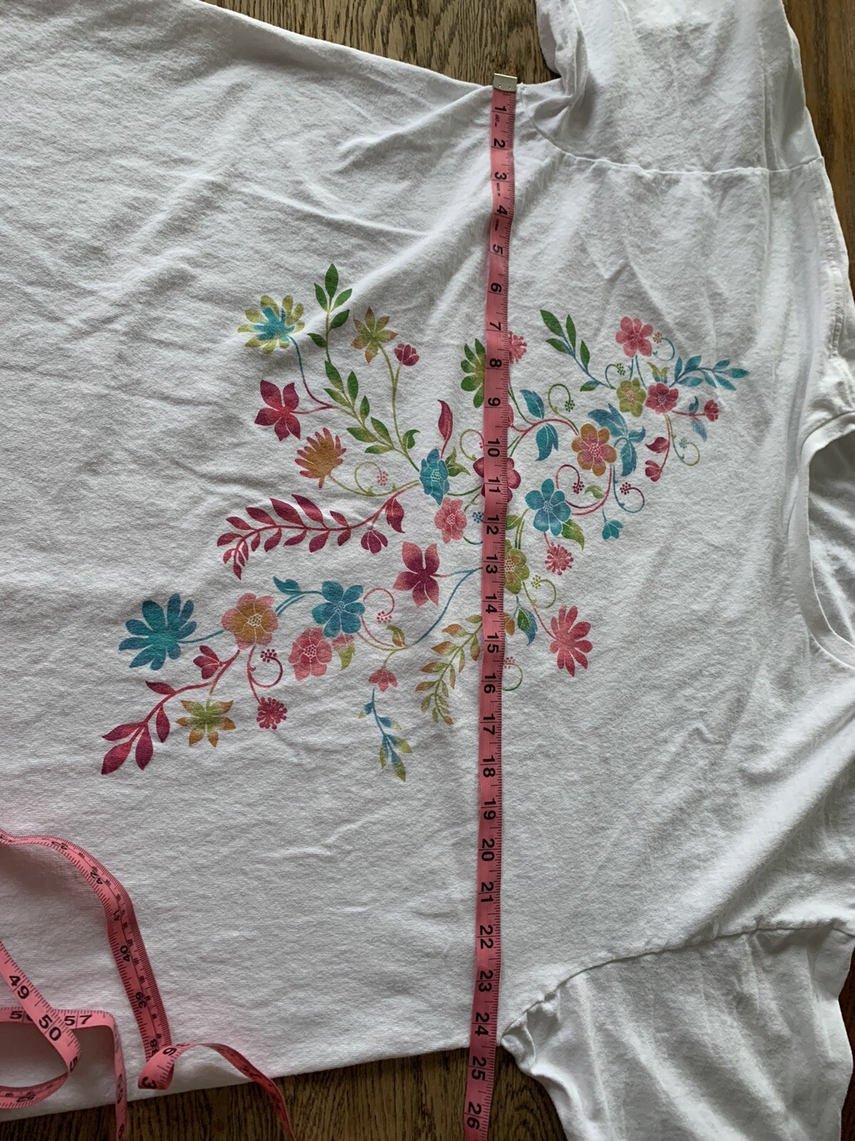 Vintage Pro Delta Weight TShirt Womens 2X Floral Y2K Granny