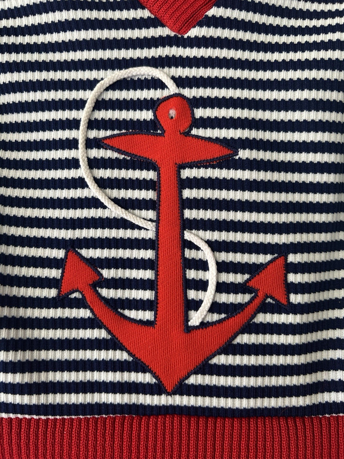 Vintage Ayer’s Unlimited Woman’s Nautical Dress Patriotic Holiday Yacht Wear