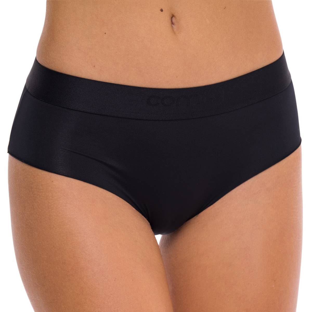 Comfyballs Womens Performance Hipster – Ghost Black