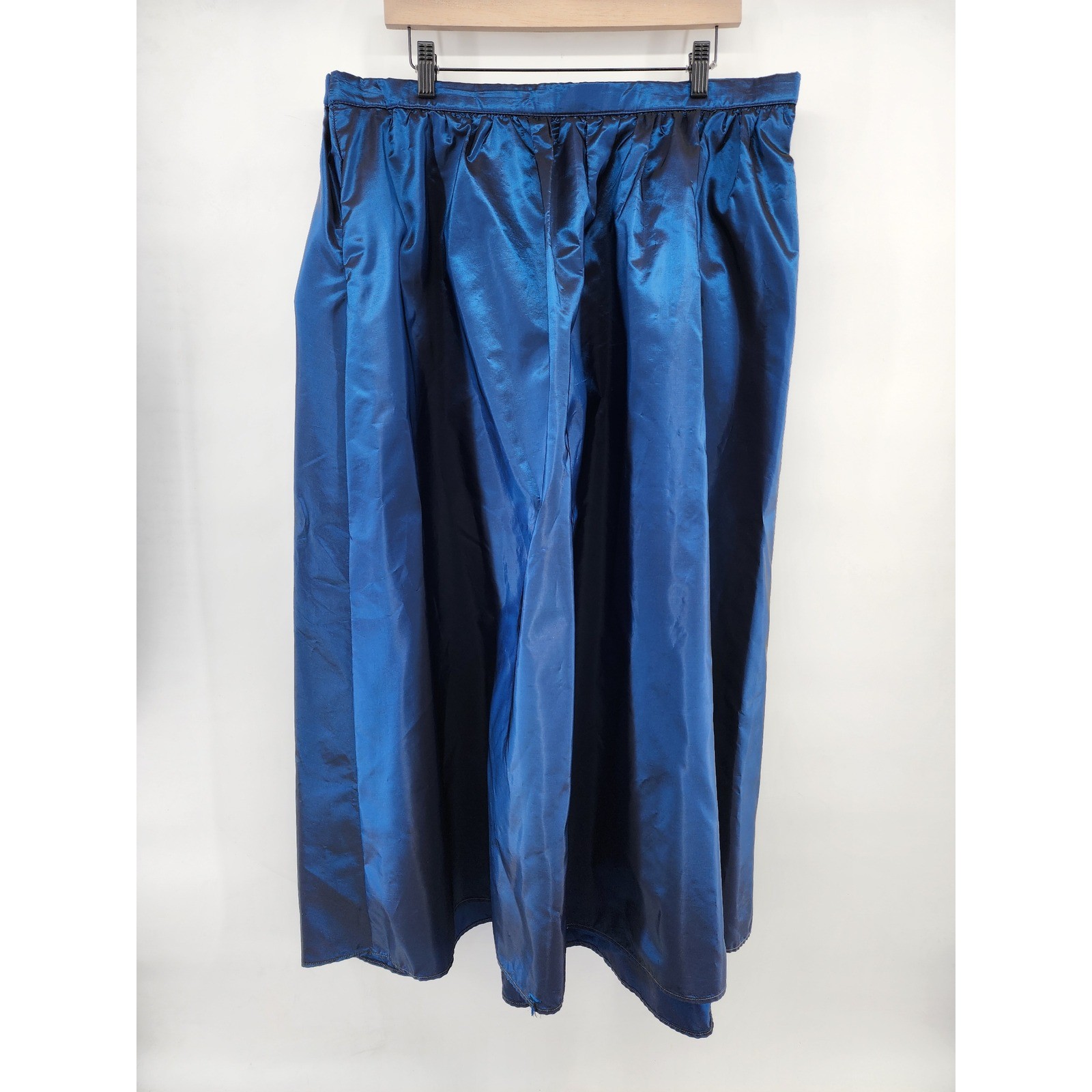 Alfred Angelo Vintage Blue Purple Lace Bow Top Iridescent Taffeta Skirt Set