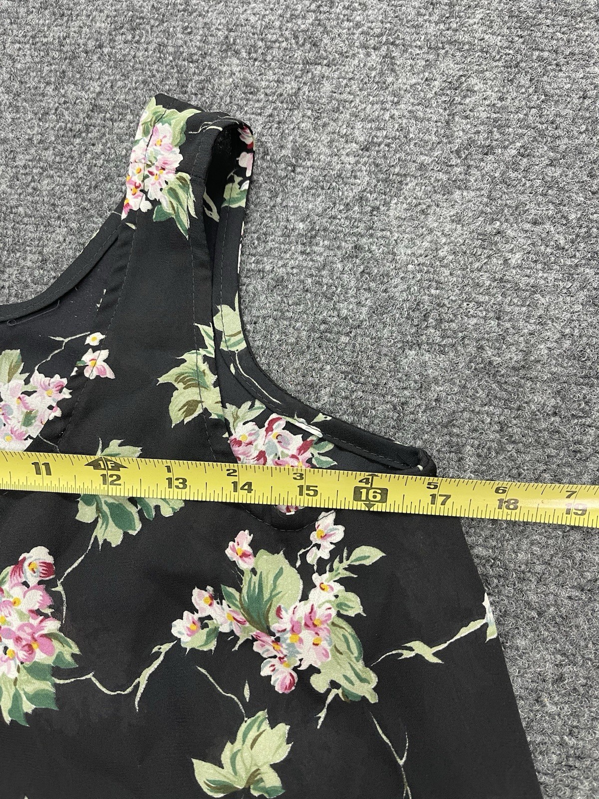 Vtg 80’s Compagnie Internationale Express Sz XS Floral Dress Top Shirt USA Made