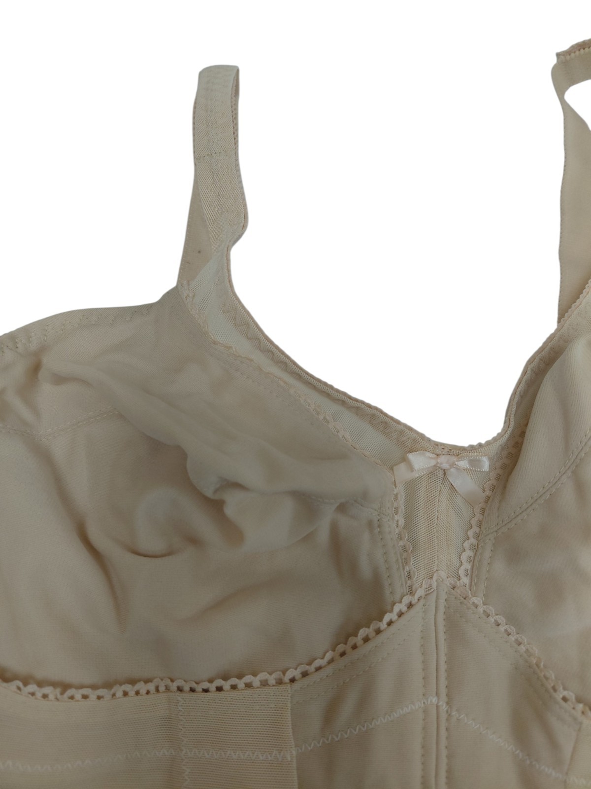Vintage Crown-nette Longline Bra Size 36D