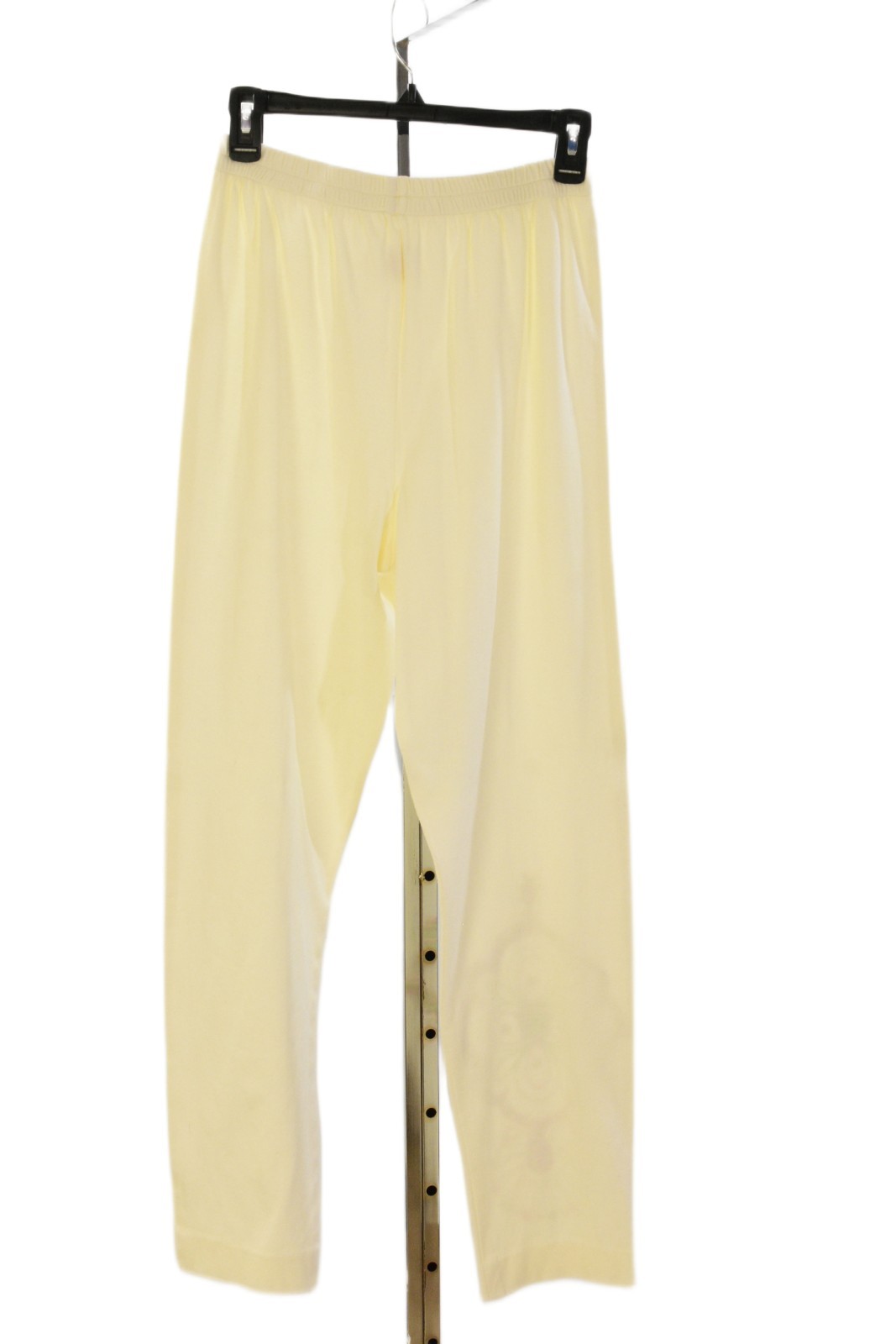 80s Vintage Ivory Puff Paint Jewel Cropped Dolman Sleeve & Pant Suit Set Women S