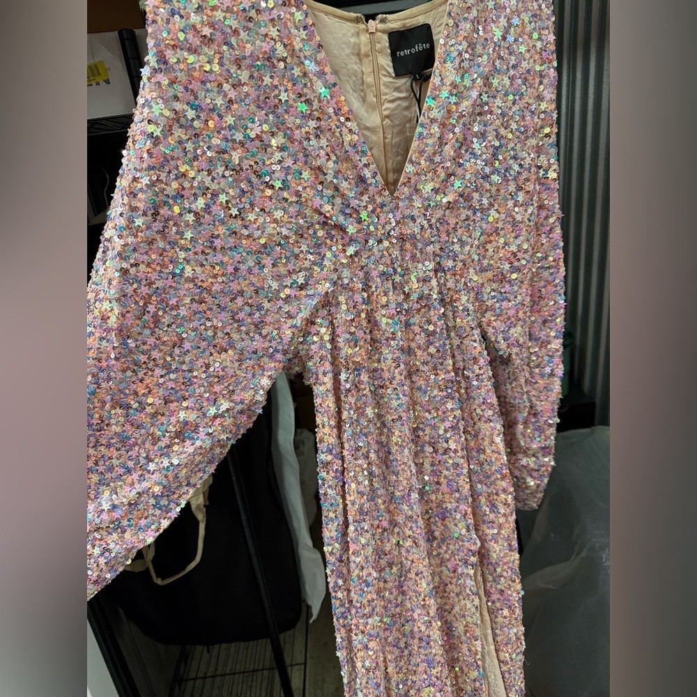 Retrofete Camille Dress in Tutti Frutti – NWT Size L