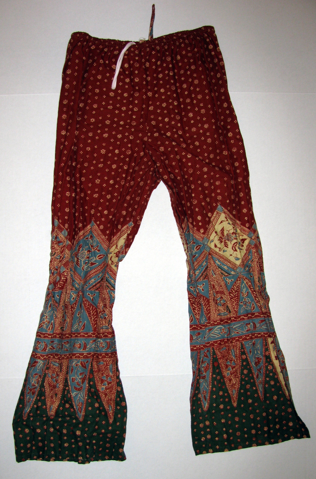 Vintage Slumbertogs Juli Jr. Pajamas Set 60s 70s Original Hippie Costume Size 13