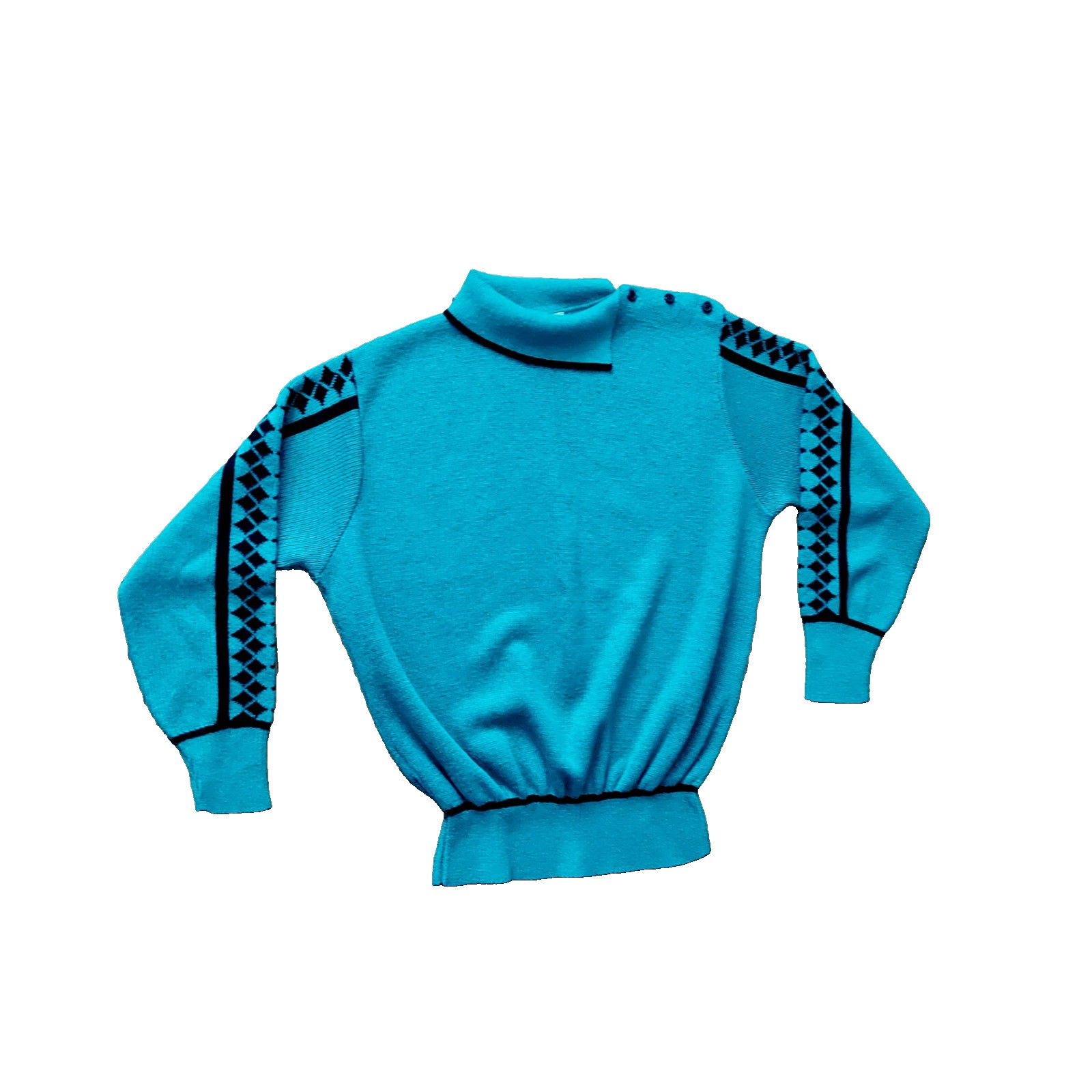 Vintage 1980s Vivanti ILGWU Union made Envelope Neck Sweater, 13
