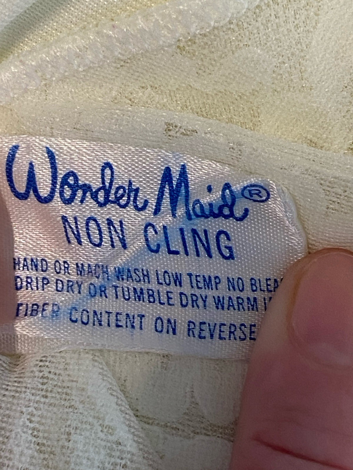 Vintage Wonder Maid Womens Slip Dress Size 38 Slinky Silky Romantic Ethereal USA
