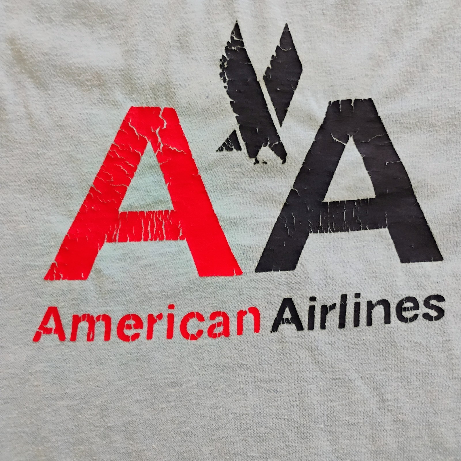 Vintage 80s American Airlines Tee T-Shirt Single Stitch Short Sleeve Blue Small