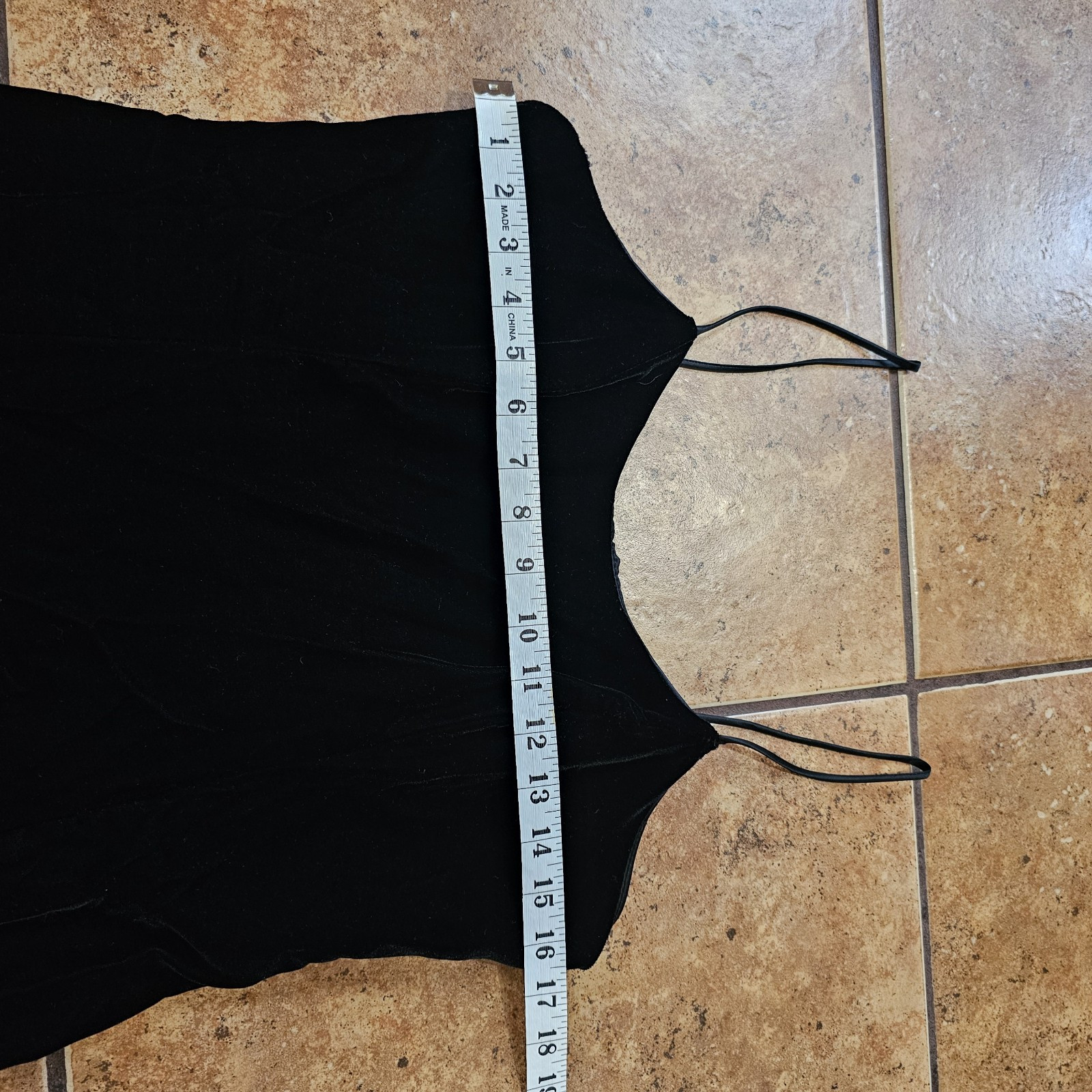 Vintage Black Mini Dress Velvet Nite Scarlett 90s Strappy Party Cocktail