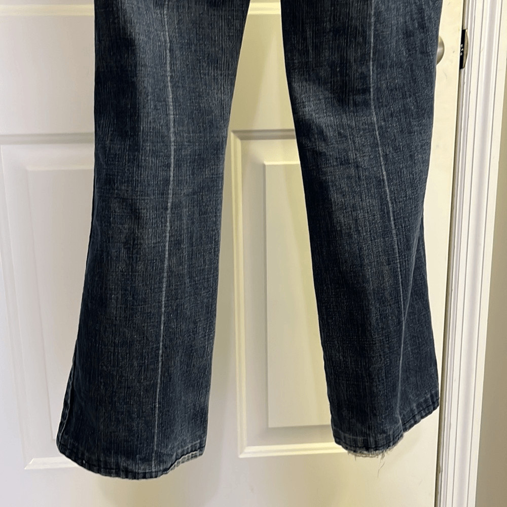 7 for all Mankind 100% Cotton Fade Distressed Trousers Sz 29 #00940190