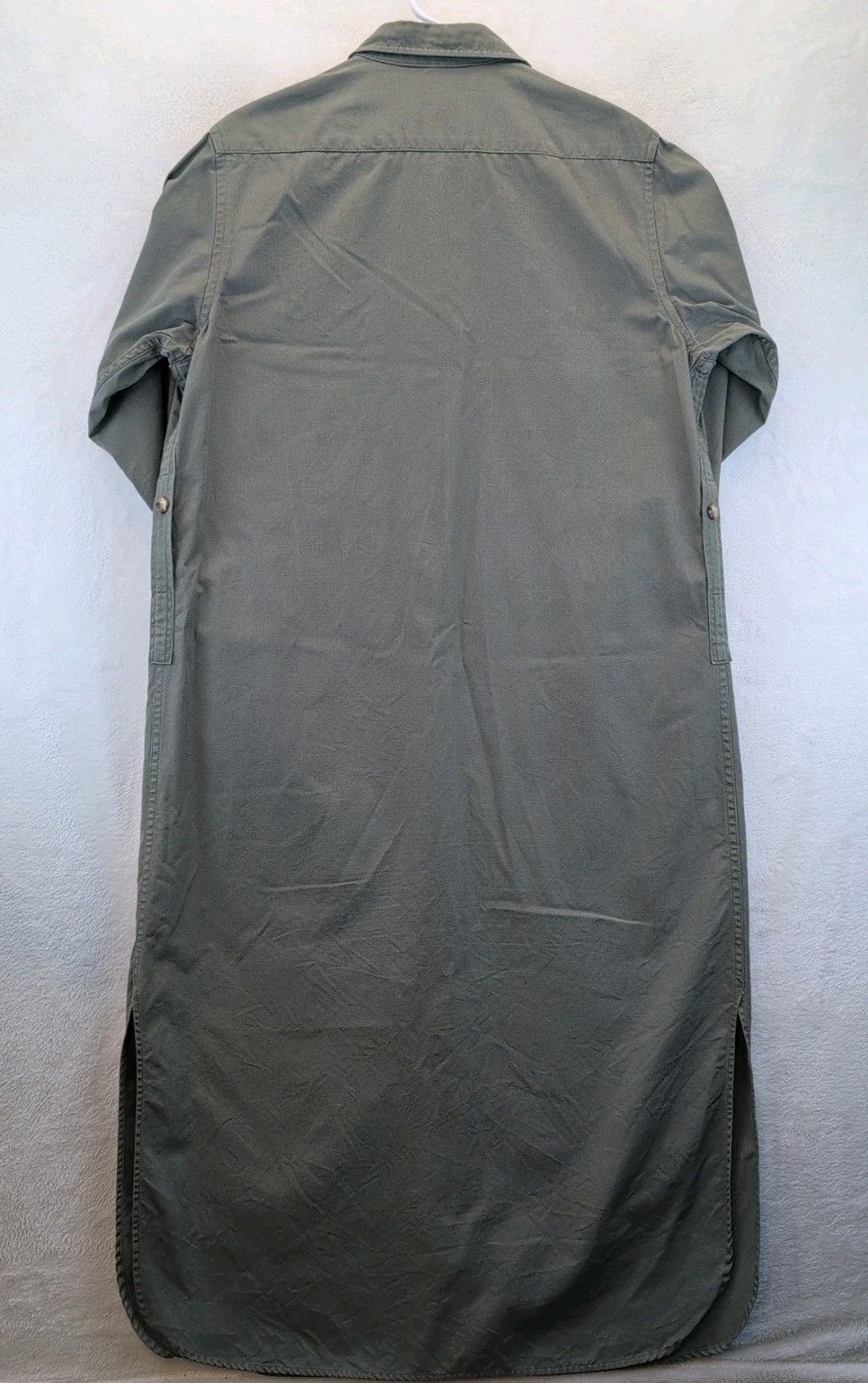 Willis & Geiger Outfitters Bush Poplin Safari Serengeti Dress Sz 4 100% Cotton