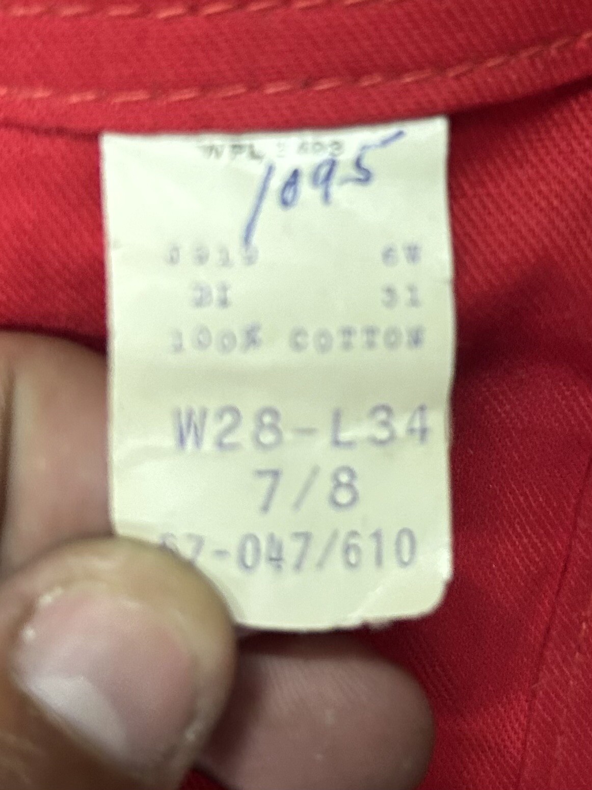 Vintage 1980’s Washington Deecee Jeans, Deadstock NWT, Size 28×34