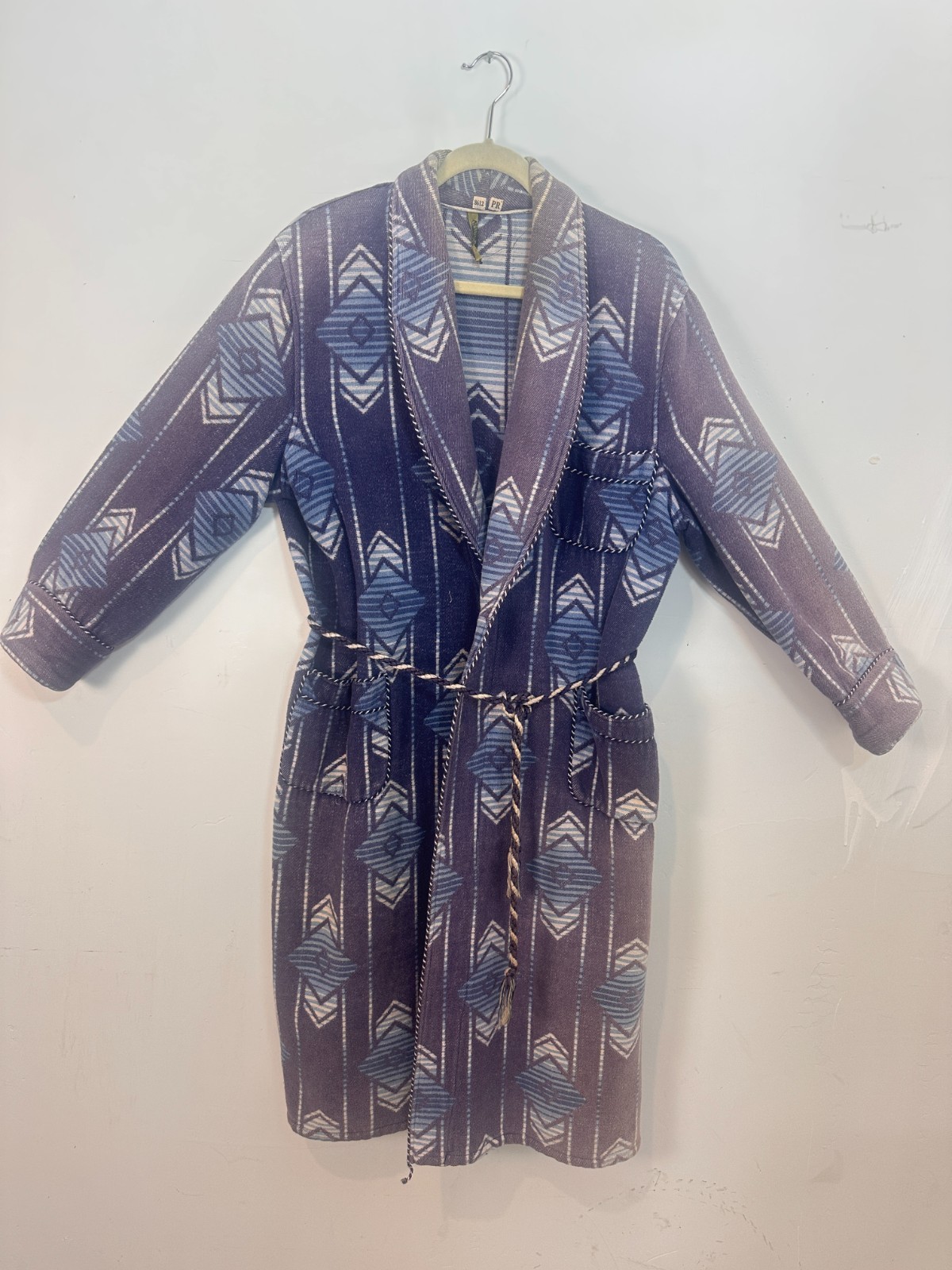 Vintage Genuine Beacon Blanket Robe W Original Tie/belt Unisex R
