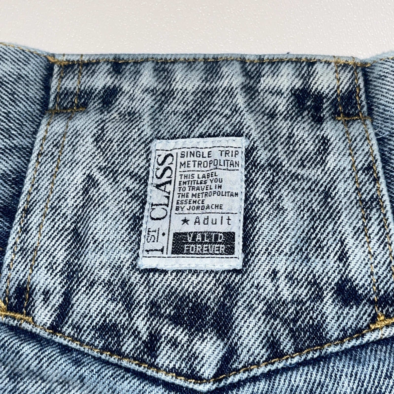 Vintage 80’s Jordache Acid Wash Jeans High Waist Pleated Pockets Very Nice