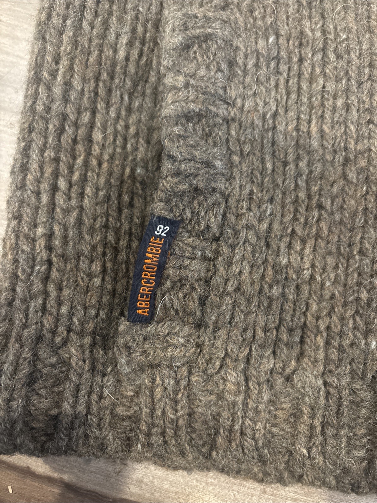 VTG Abercombie 90s Y2K Preppy Acadamia Sweater S 100% Wool Bella Swan Elena Gilb