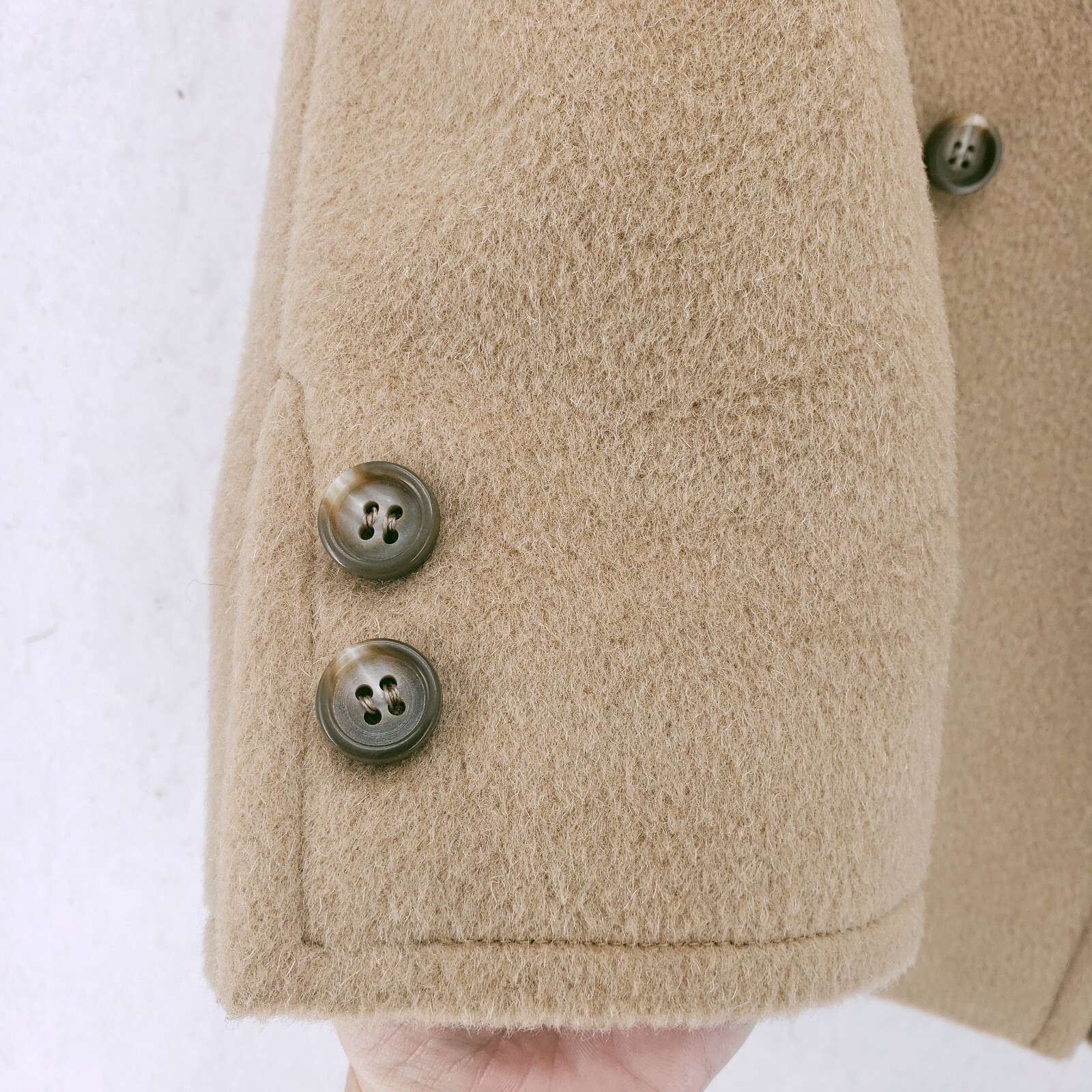 Vtg Lord Taylor Sports And Country Clothes Beige Tan Pea Coat Size MEDIUM?