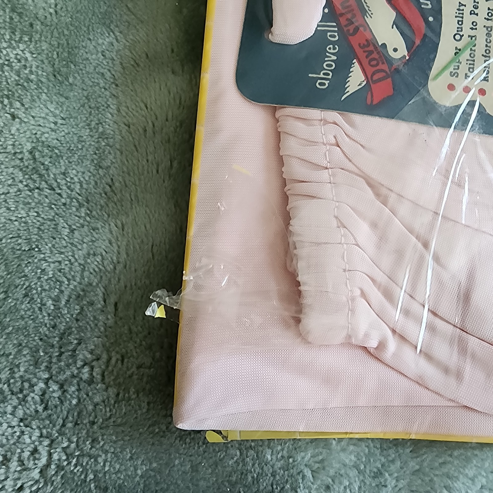 BRAND NEW Luxuray Vintage Dove Skin Undies Panty Band Leg Brief Size 7 Pink