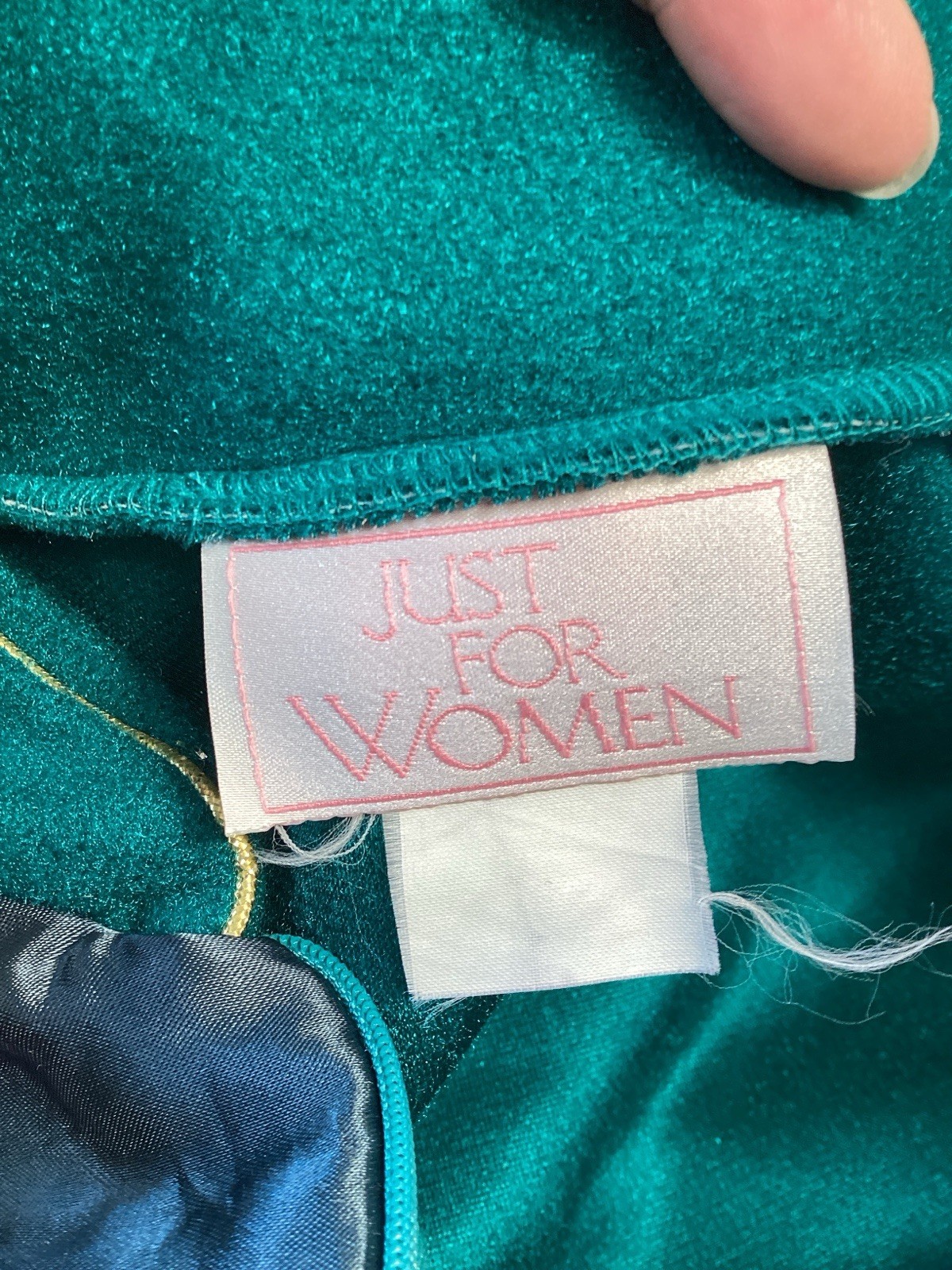 Vintage Just For Women Green Robe Lounge Sleepwear Muumuu Housecoat 90s L XL