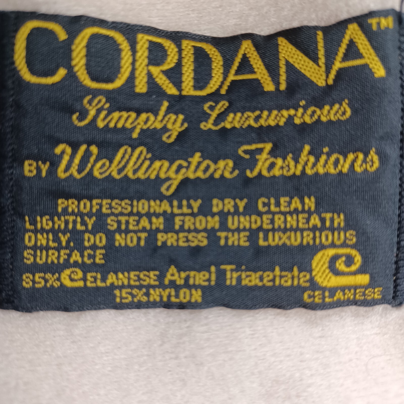 Vintage Cordana Wellington Fashions Celanese Arnel Long Coat Size XL 44″ Read