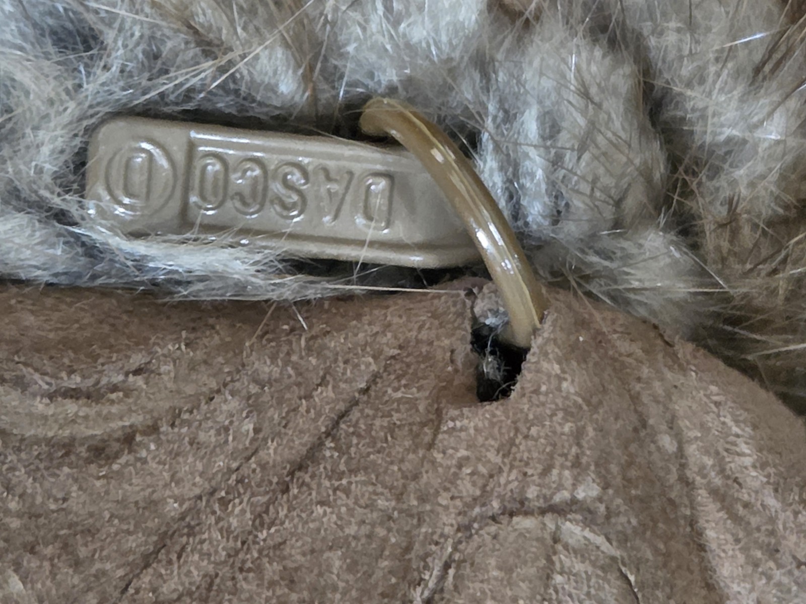 Vtg Furessence by Vivian Amato Fur Coat & Textured Seude Greece Medium Glam80’s