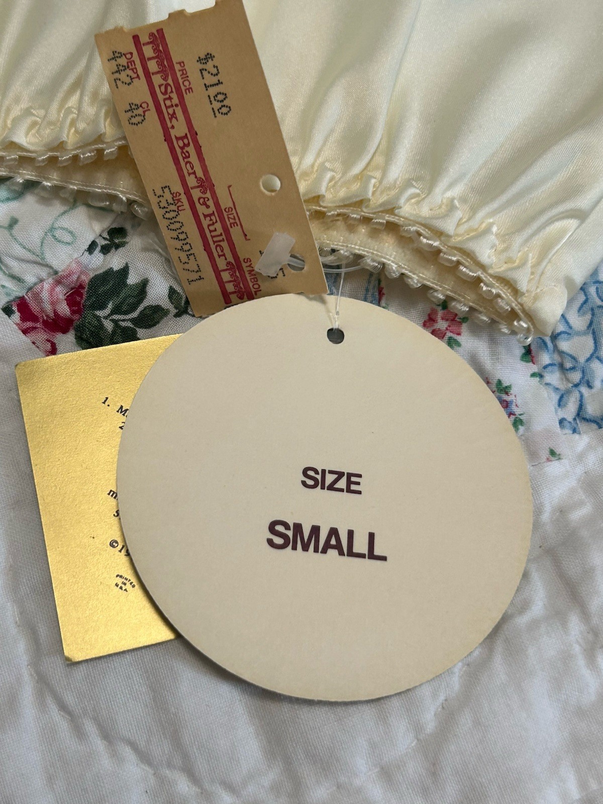 Vintage Lindsey Rose for Farr- West Half Slip Size Small– New with Tags