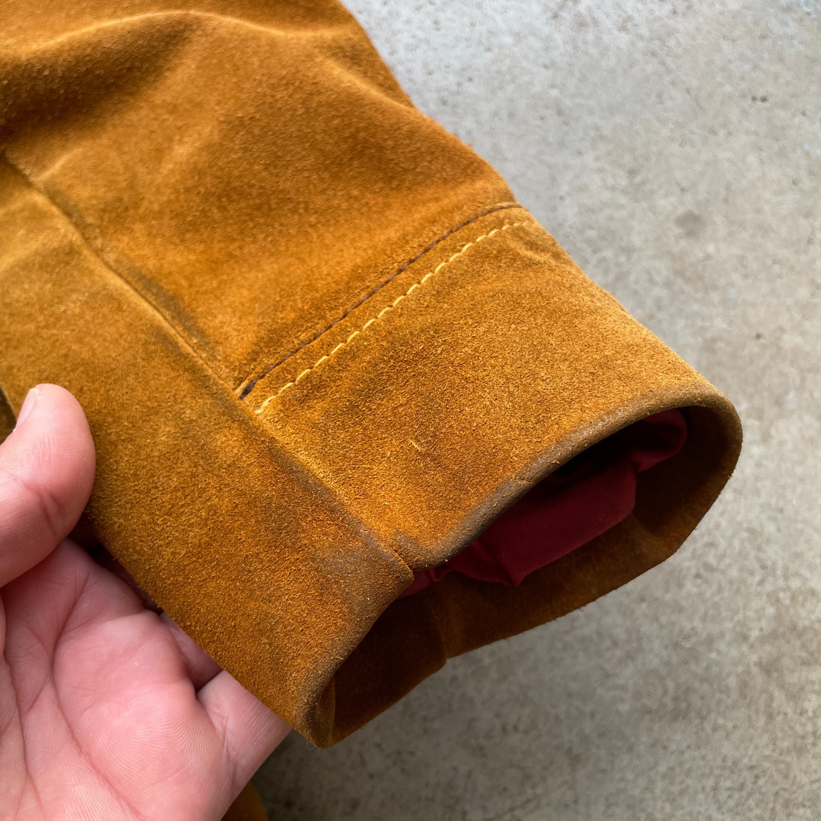 VTG 70s Great Things From Canada Suede Leathercraft Tan Coat Women’s Small 11/12