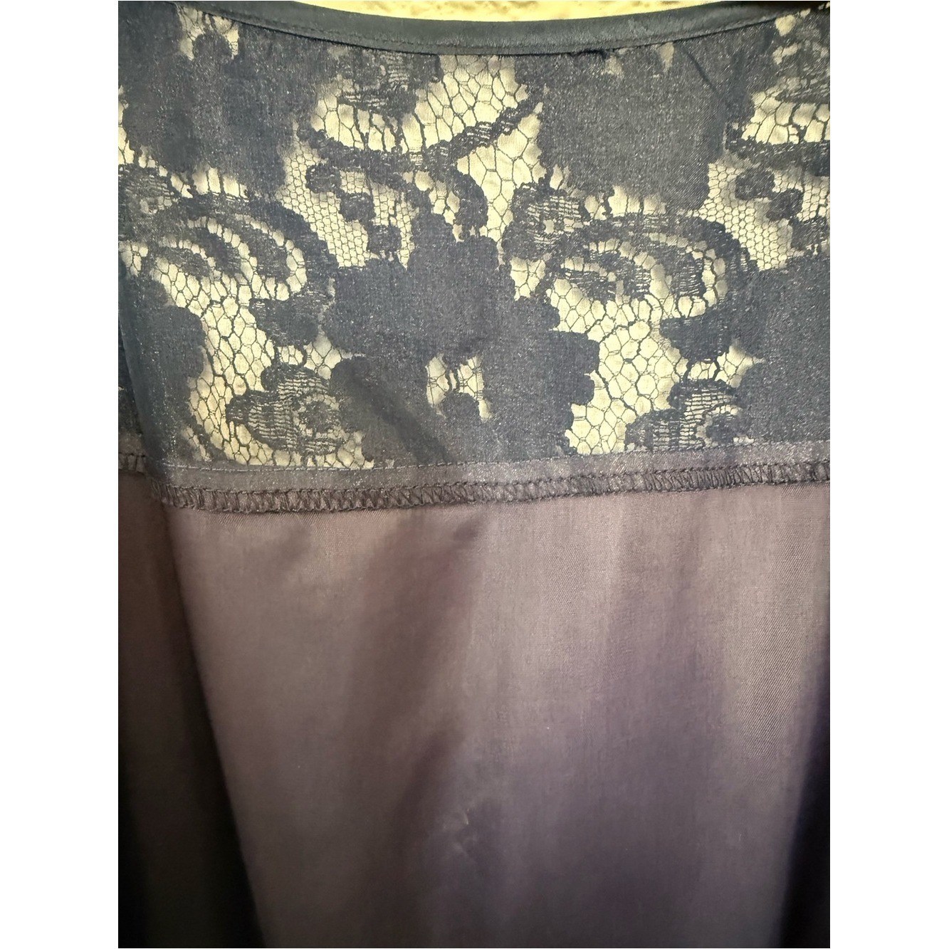 Vintage Nipon Boutique Lace Fit & Flare Dress | Navy Blue | Romantic | Size 4