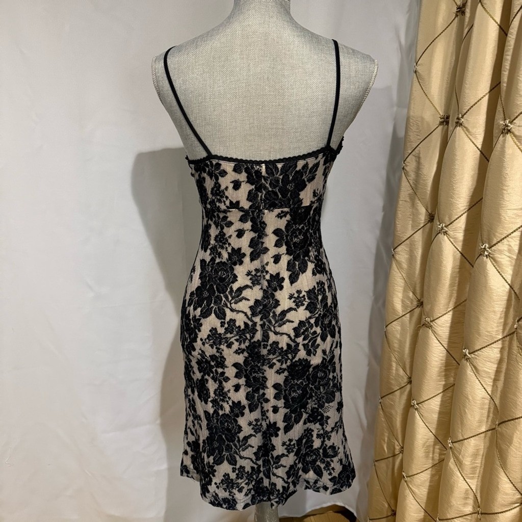 Vintage Sweet Pea Floral Lace Slip Dress – Size M